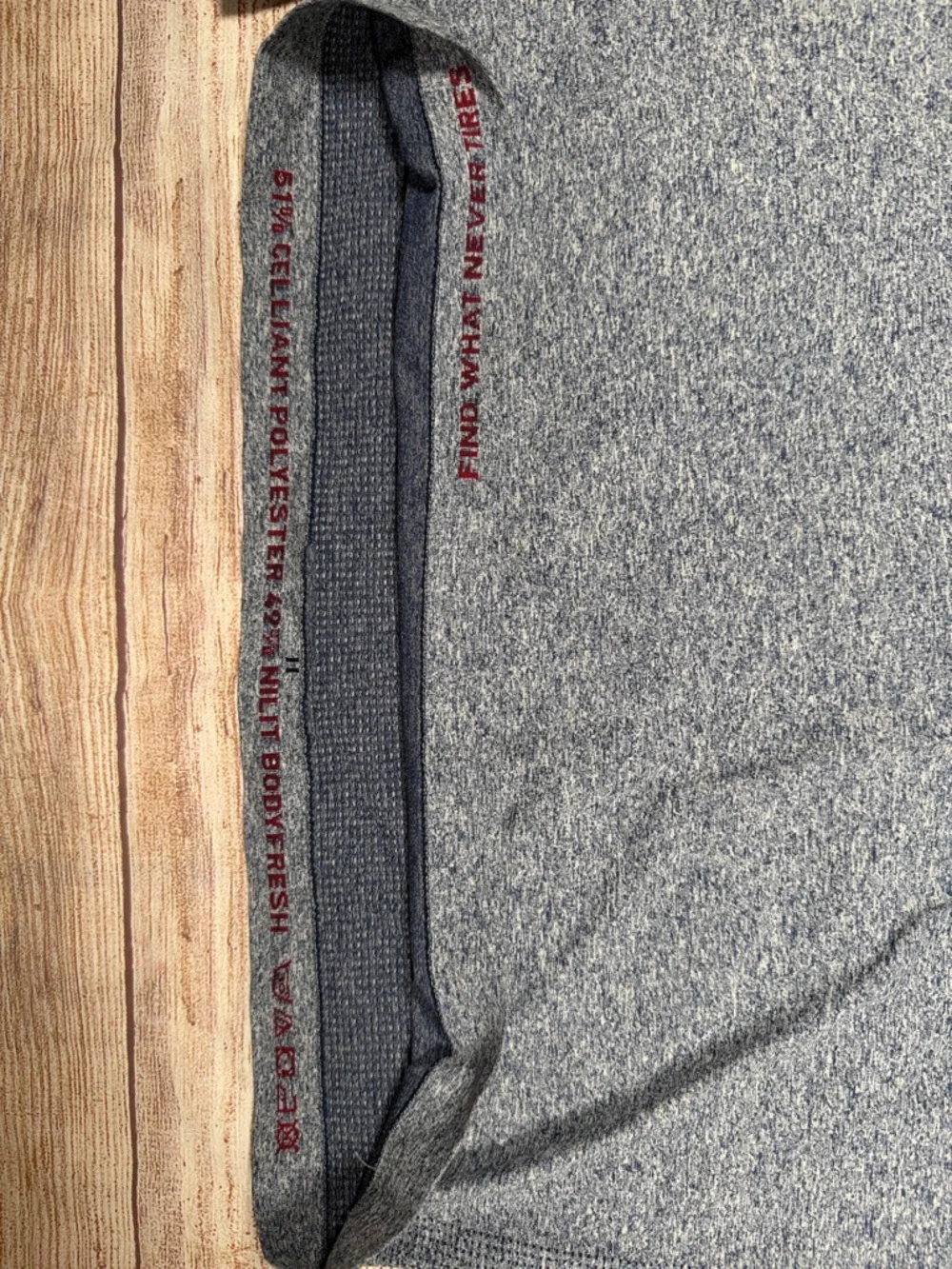Rhône Men's Heather Blue Quarter-Zip Performance Sweater